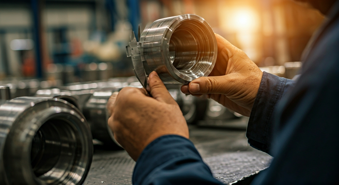 quality check on pipe fittings