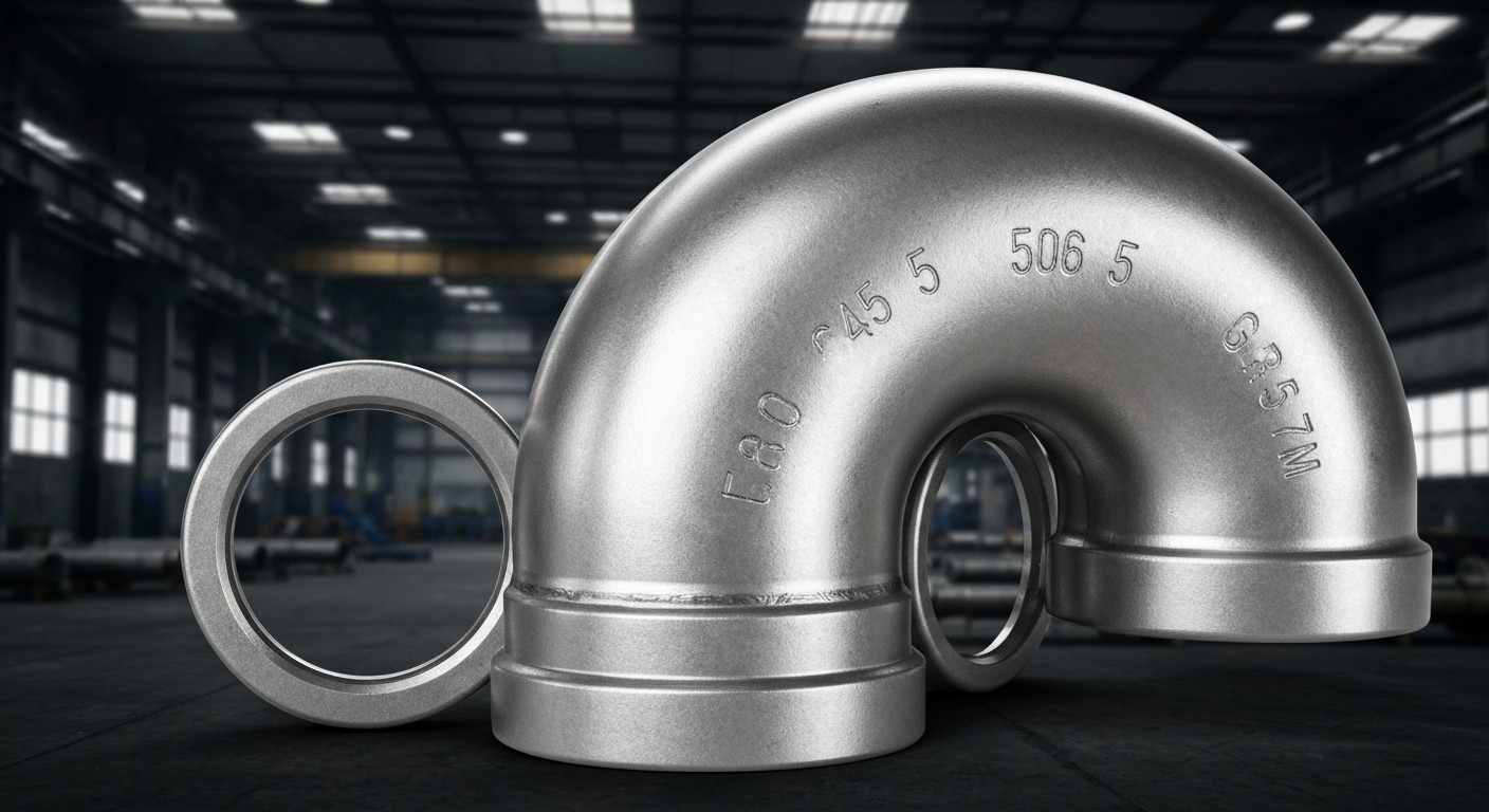 Stainless steel elbows grade markings