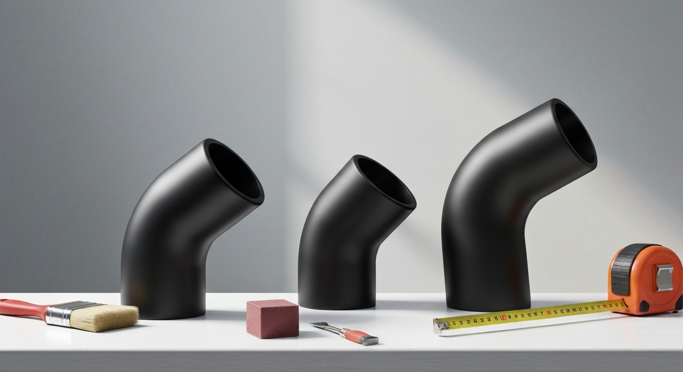 black paint elbows on workshop table