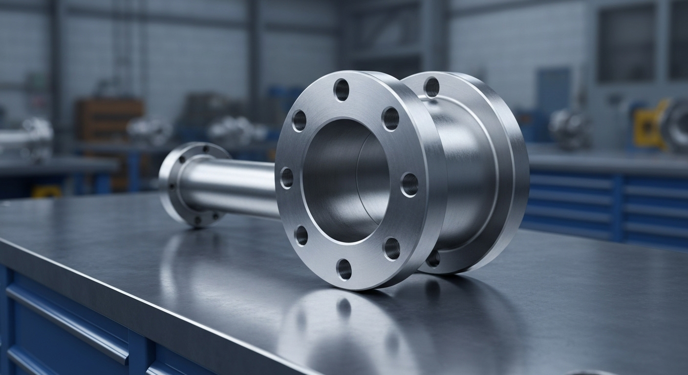 Weld neck flange with bolts