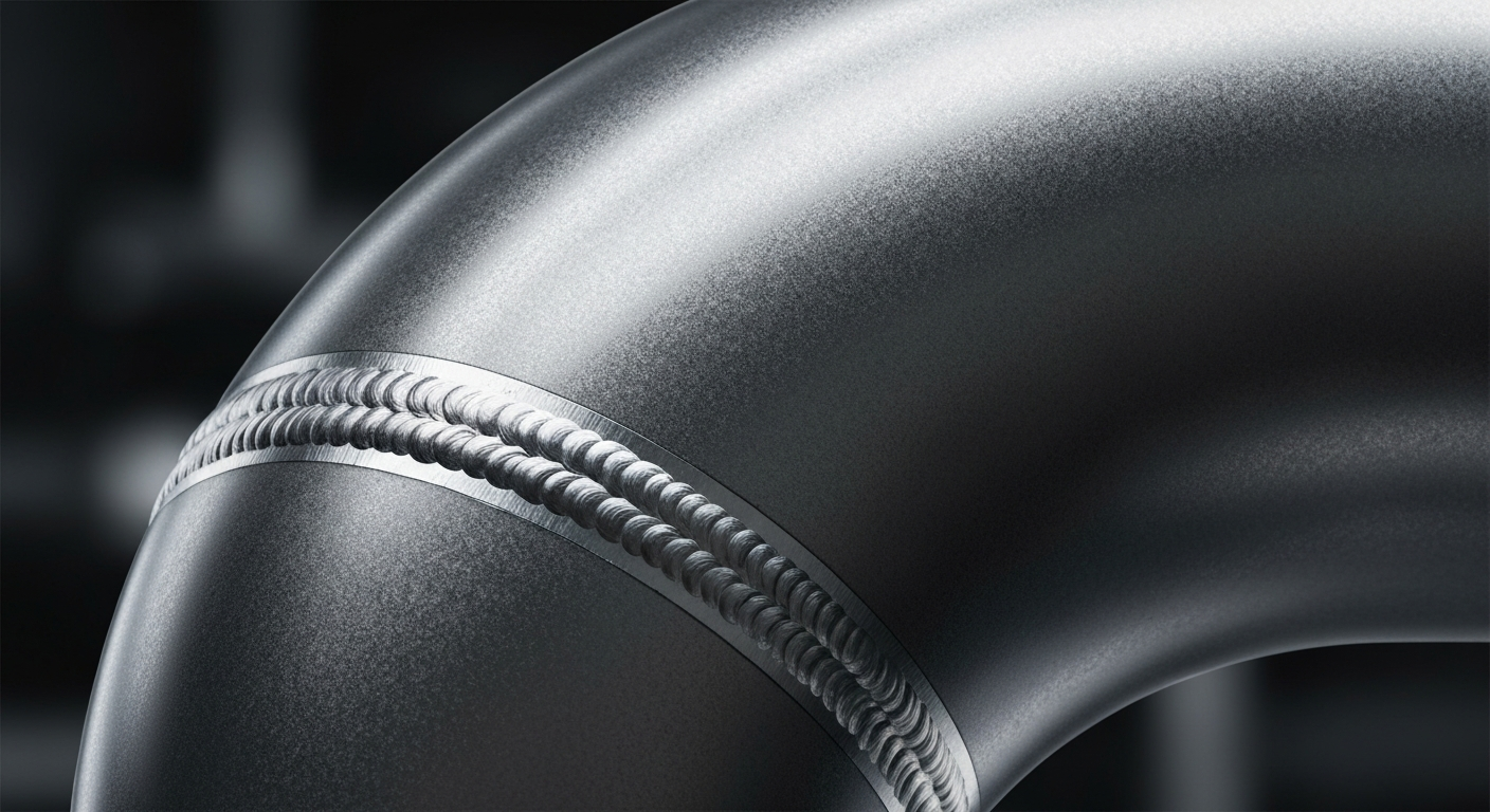 ASTM A234 WPB elbow close-up