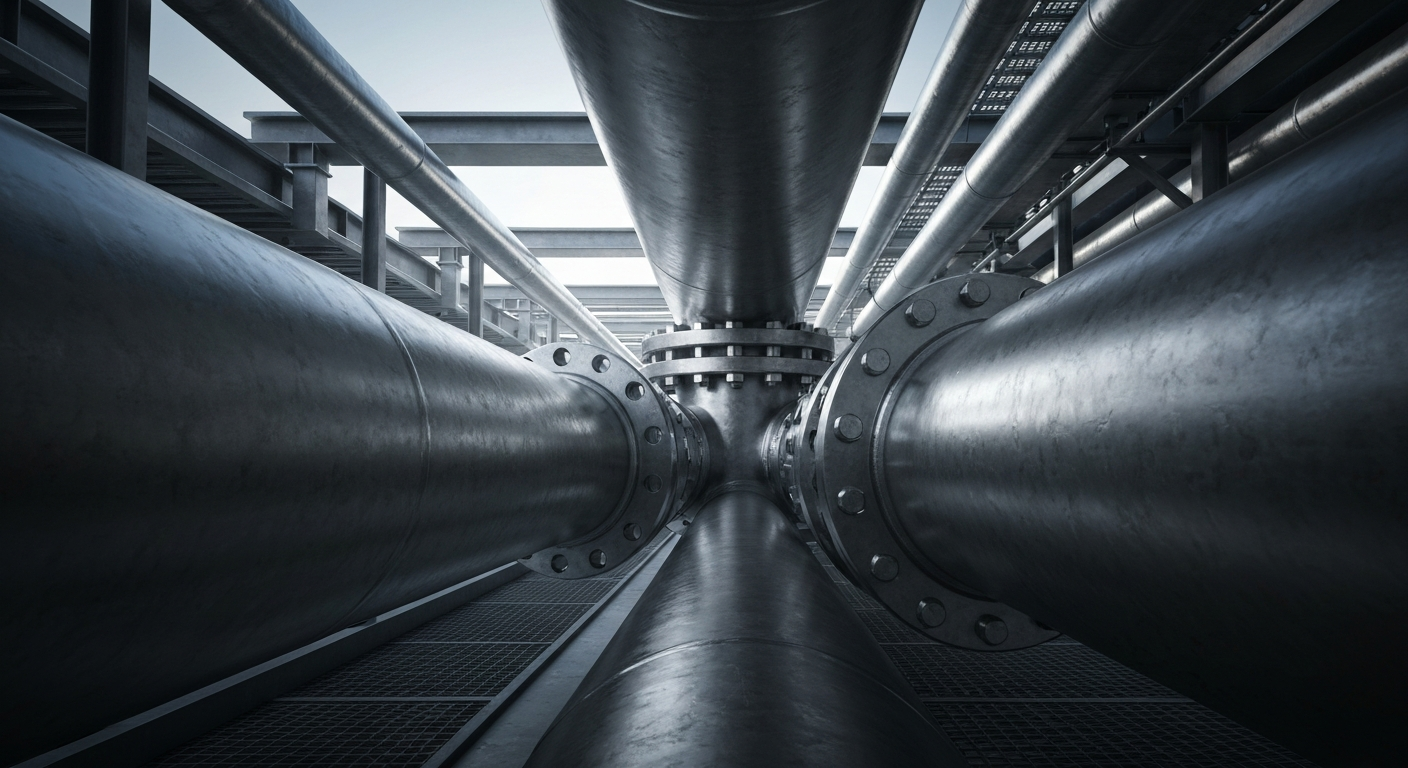 A105 weld neck flange in industrial pipes