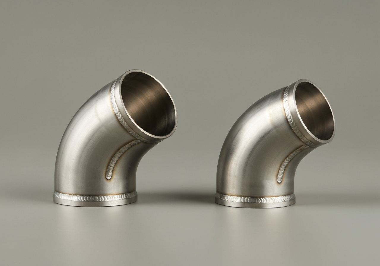 Stainless steel pipe elbow comparison