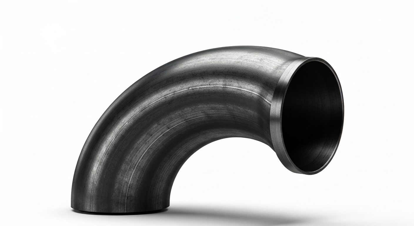 Steel pipe with perfect bend