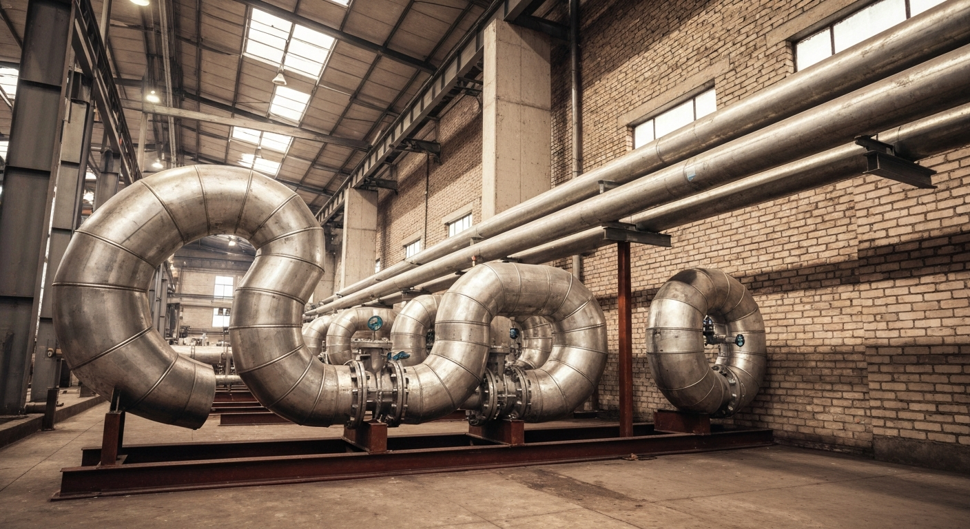 carbon steel elbows in factory